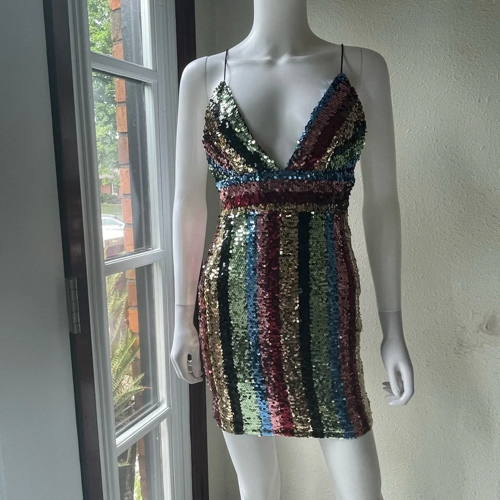 By the Way. Sequin bodycon dress - Picture 3 of 12